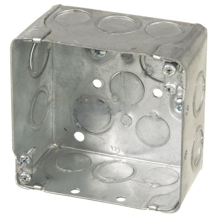 American Imaginations Electrical Box, Square Box Type, Galvanized Steel, Square Shape AI-37173